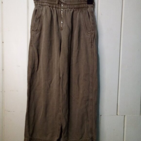 Zara Pants Girls 9 (134) Casual Elastic Drawstring Straight Brown - Picture 3 of 16